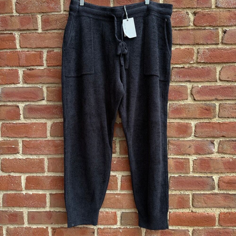 Barefoot Dreams Women's CozyChic Ultra Lite Pull-on Jogger Black 1XP NWT - Picture 4 of 7